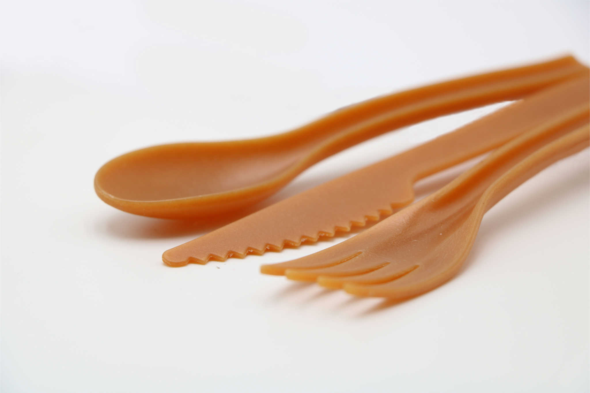 100% Compostable Gluten Free Fork, Knives and Spoons